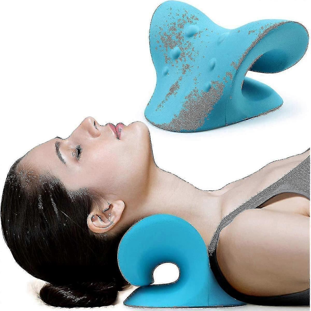 Neck And Shoulder Relaxer Cervical Traction Device For Pain Relief And Cervical Spine Alignment