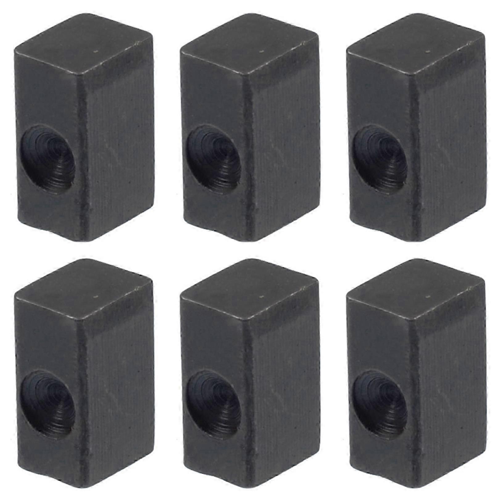 6pcs String Lock Insert Blocks Replacement Metal Tremolo-Bridge String Insert Blocks for Electric Guitar