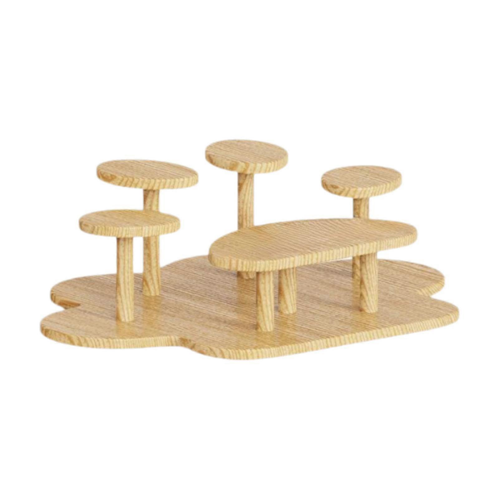 Display Riser Stand Paw Shaped Makeup Organizer for Book Collection Cupcake