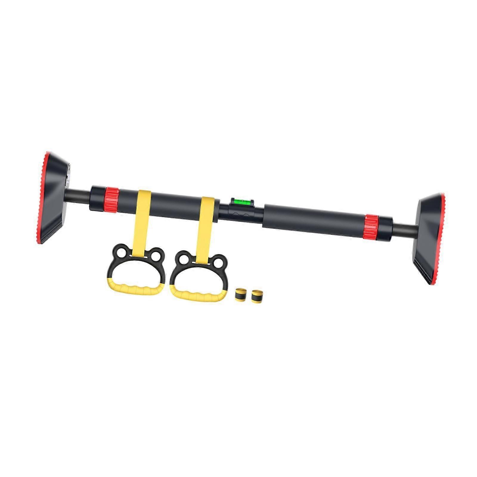 Pull up Bar Practical Gym Sports Exercising Nonslip with 2 Rings Chin up Bar