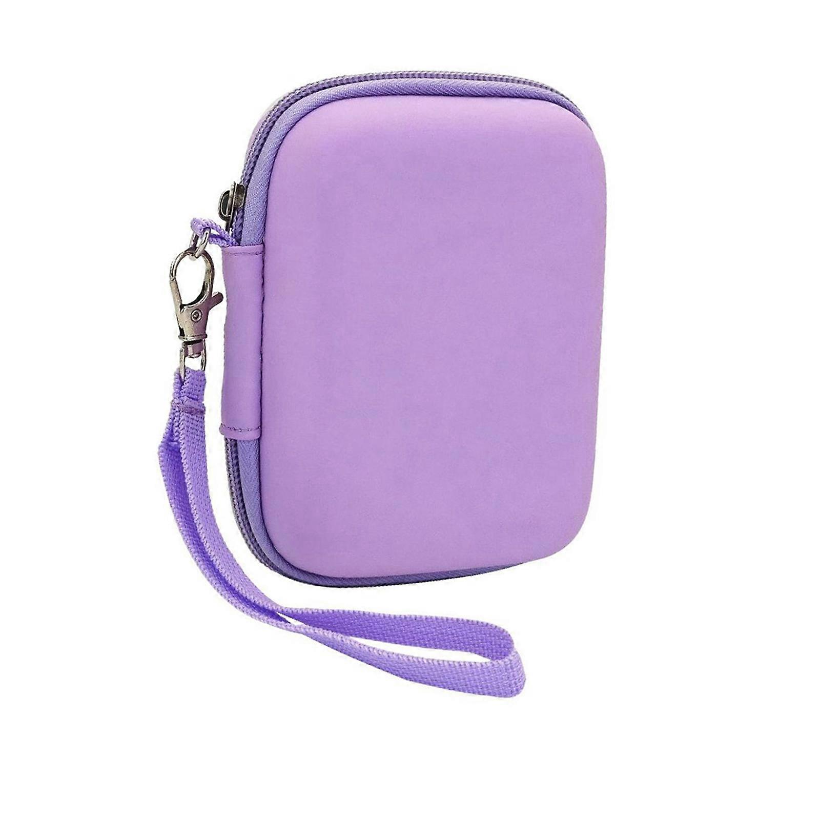 Small Camera Organizers Bag with Pocket Digital Camera Storage Bag Case Splashproof Protective Pouch Protector Case Purple