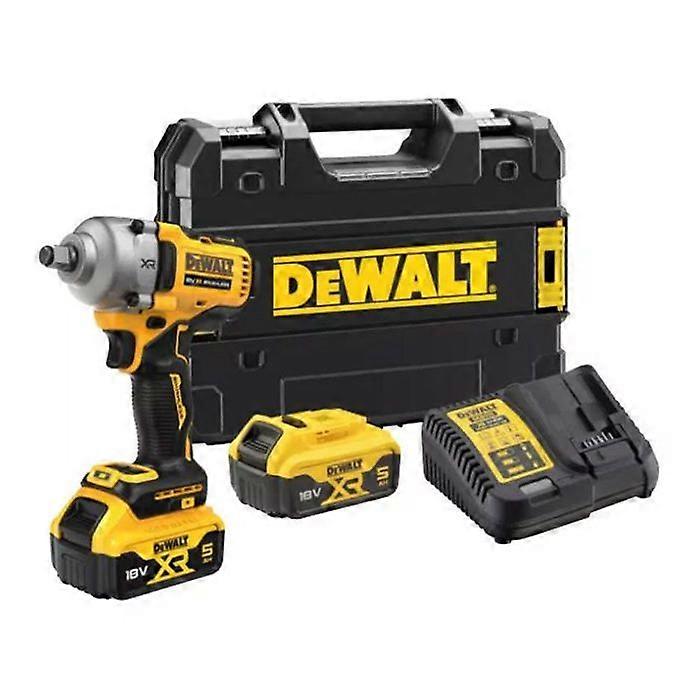 Clé à chocs compacte sans fil 1/2' XR 18V brushless - DEWALT - avec 2 batteries 18V 5.0Ah - chargeur - valise - DCF892P2T-QW