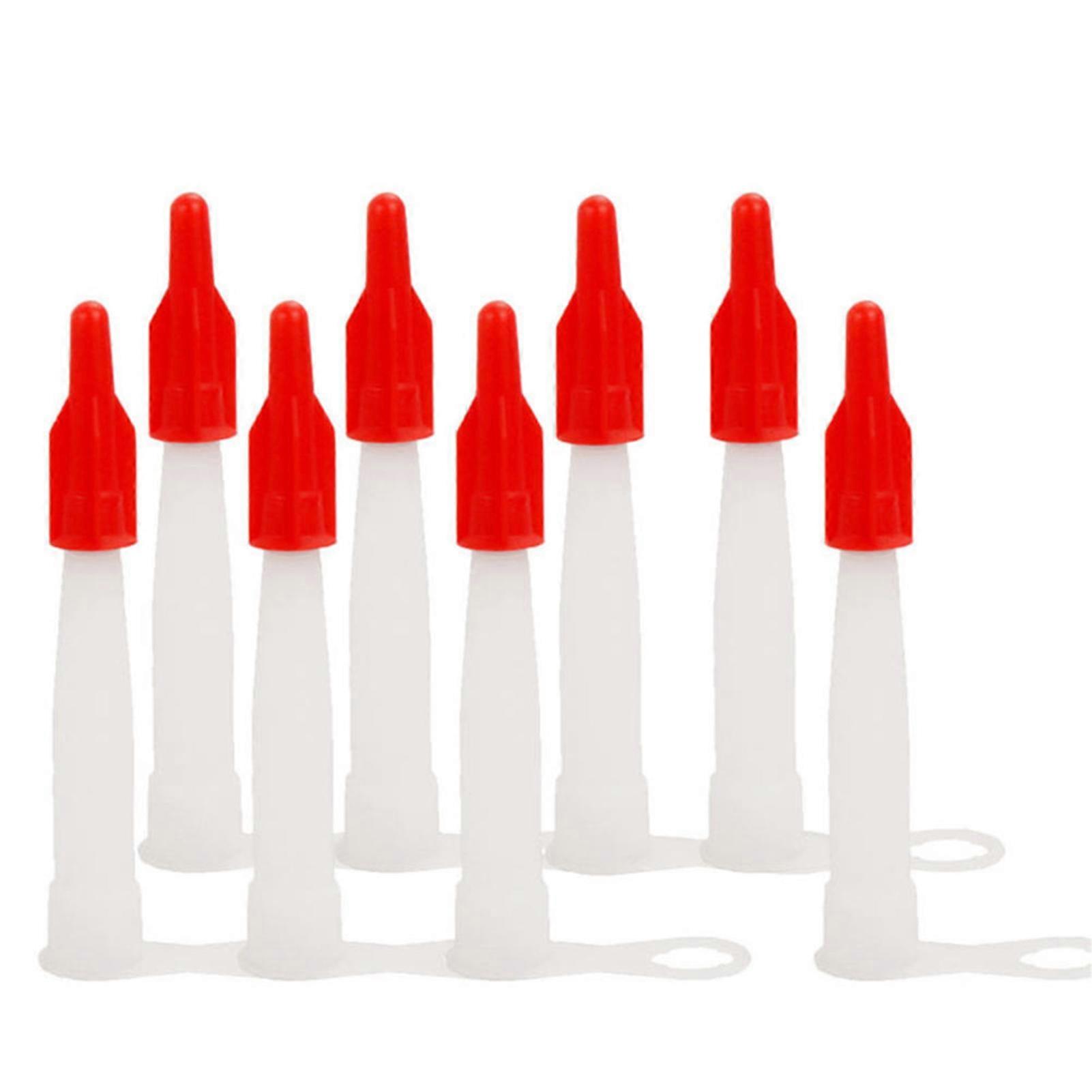 Caulk Nozzles Extension Set with 8 Piece Reusable Portable Caulking Tool for Door Window Installation