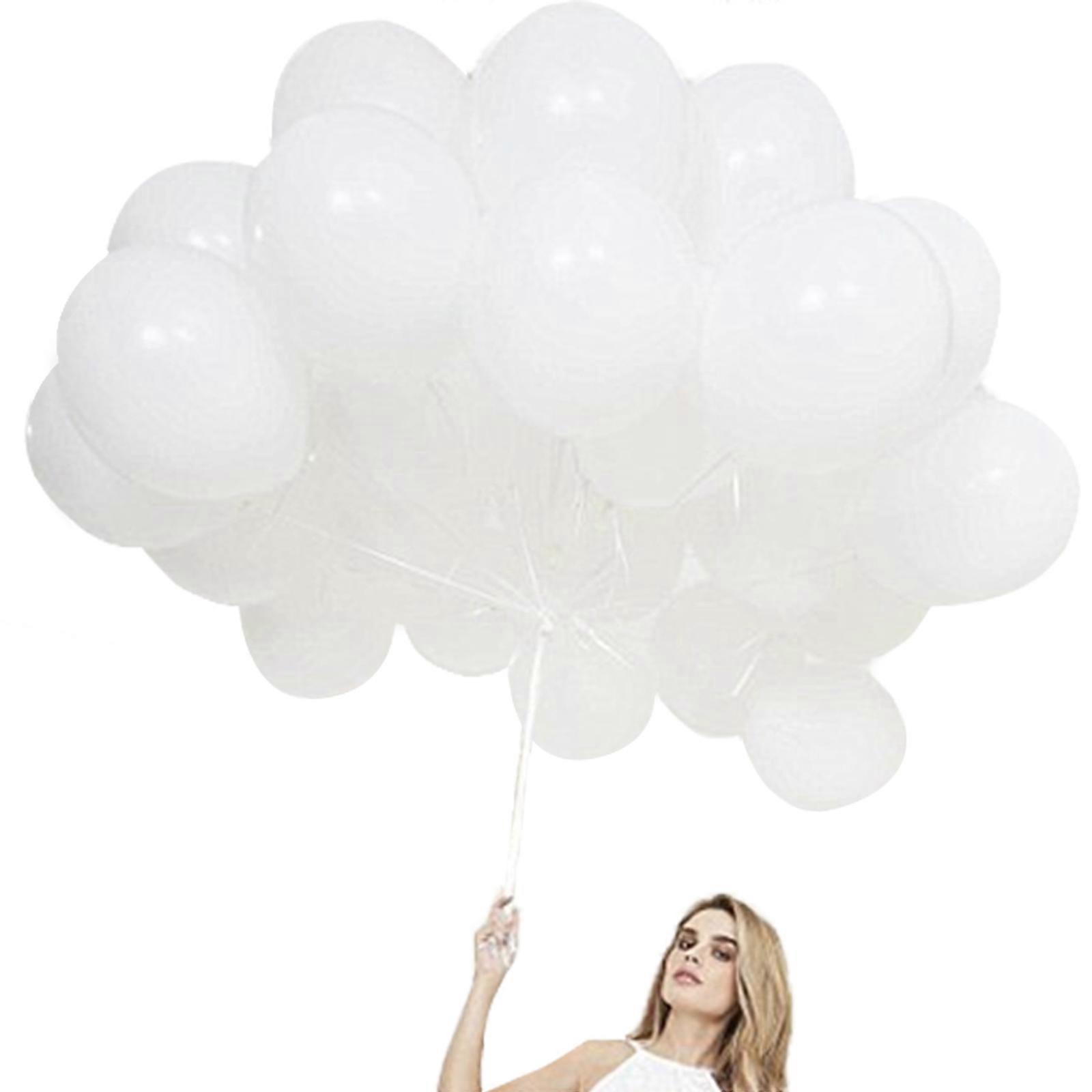 Pearl Balloons, White, Party Decorations