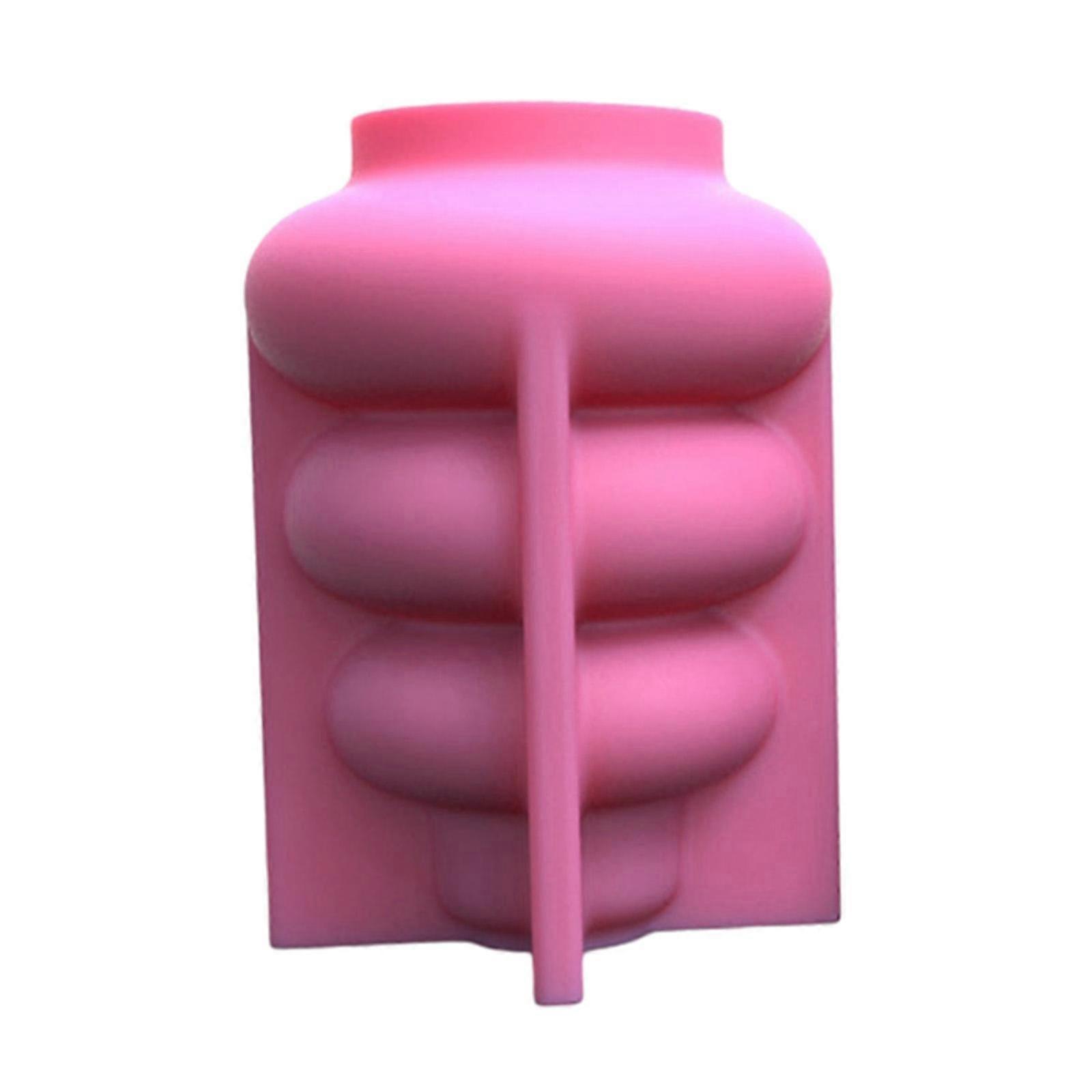 סיליקון פרח אגרטל עובש שרף יציקת עציץ DIY חימר עט מחזיק