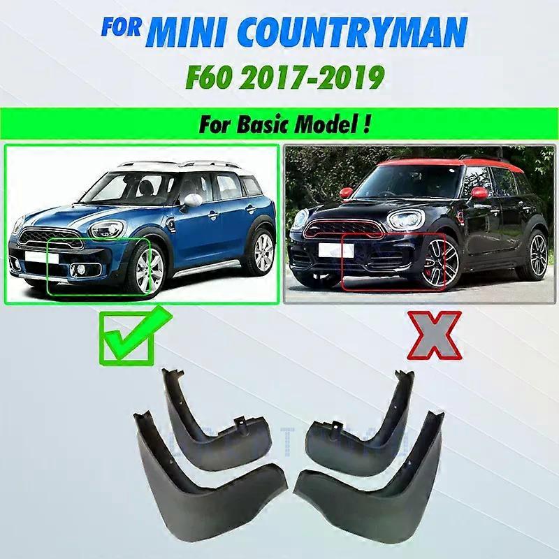 OE Styled Car Mud Flaps For Mini Countryman F60 2017 2018 2019 Mudflaps Splash Guards Mud Flap Mudguards
