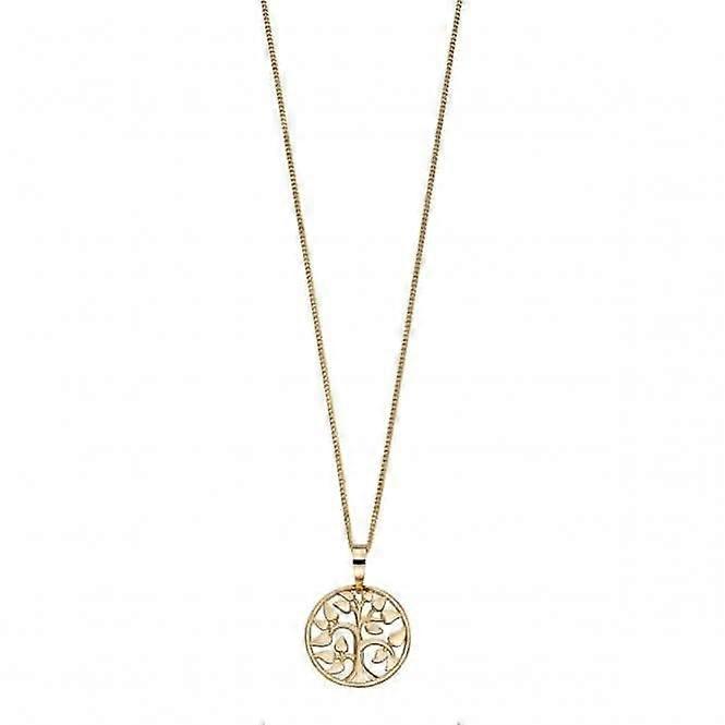 9CT Yellow Gold Tree Of Life Pendant GP2111