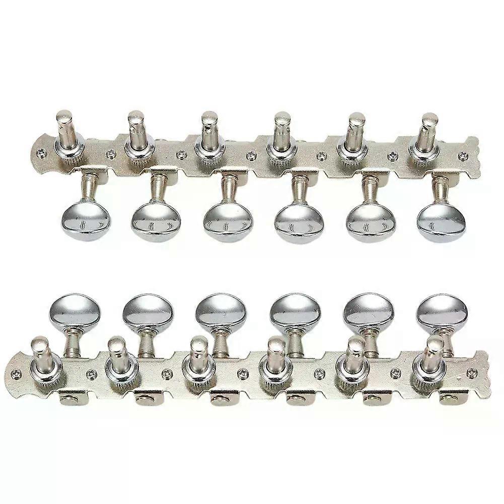 Machine Head Replacement 12 Strings Guitar Accessories Guitar Parts Guitar Tuning Pegs 6L 6R For12 String Acoustic