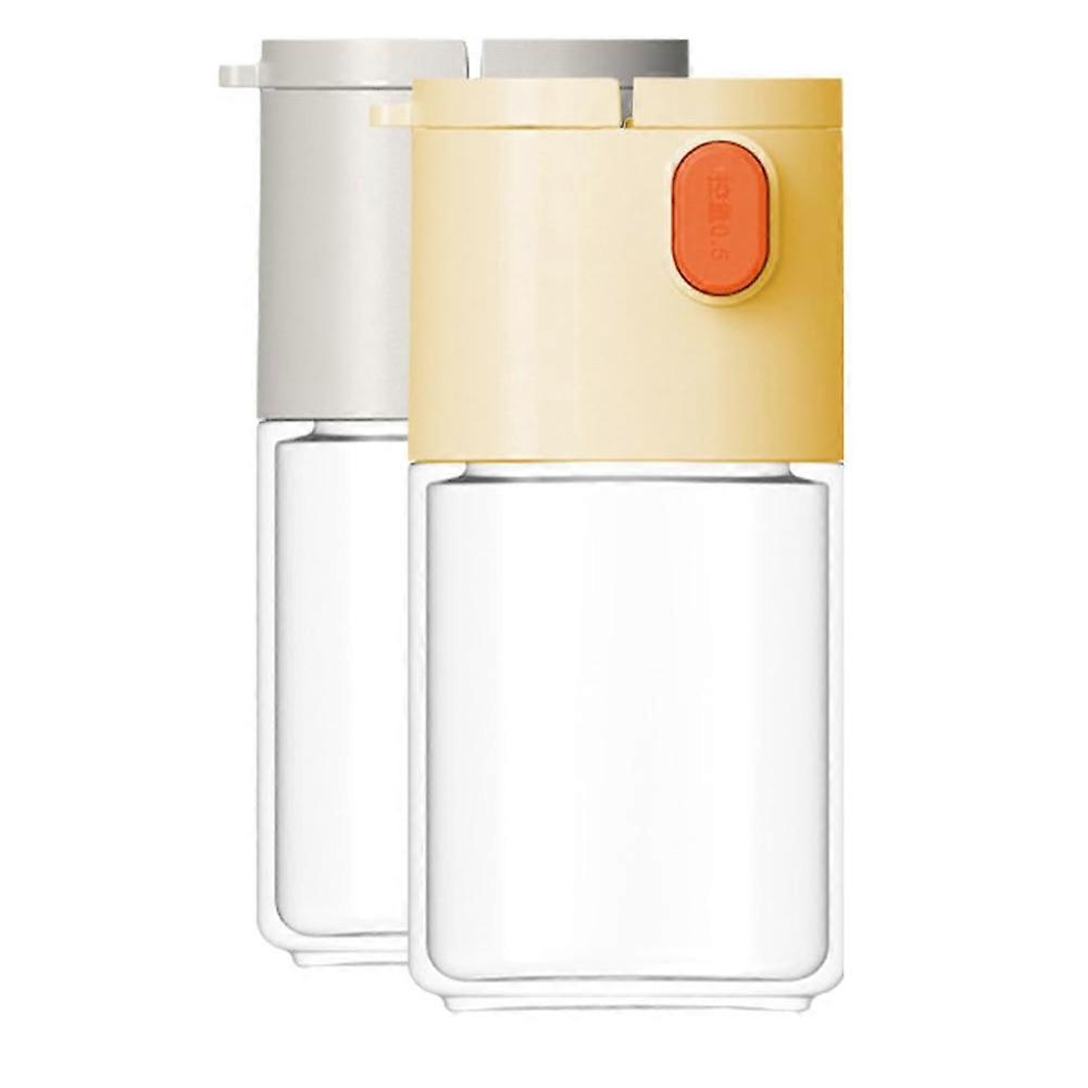 Salt Control & Seasoning Bottle Gray white+yellow