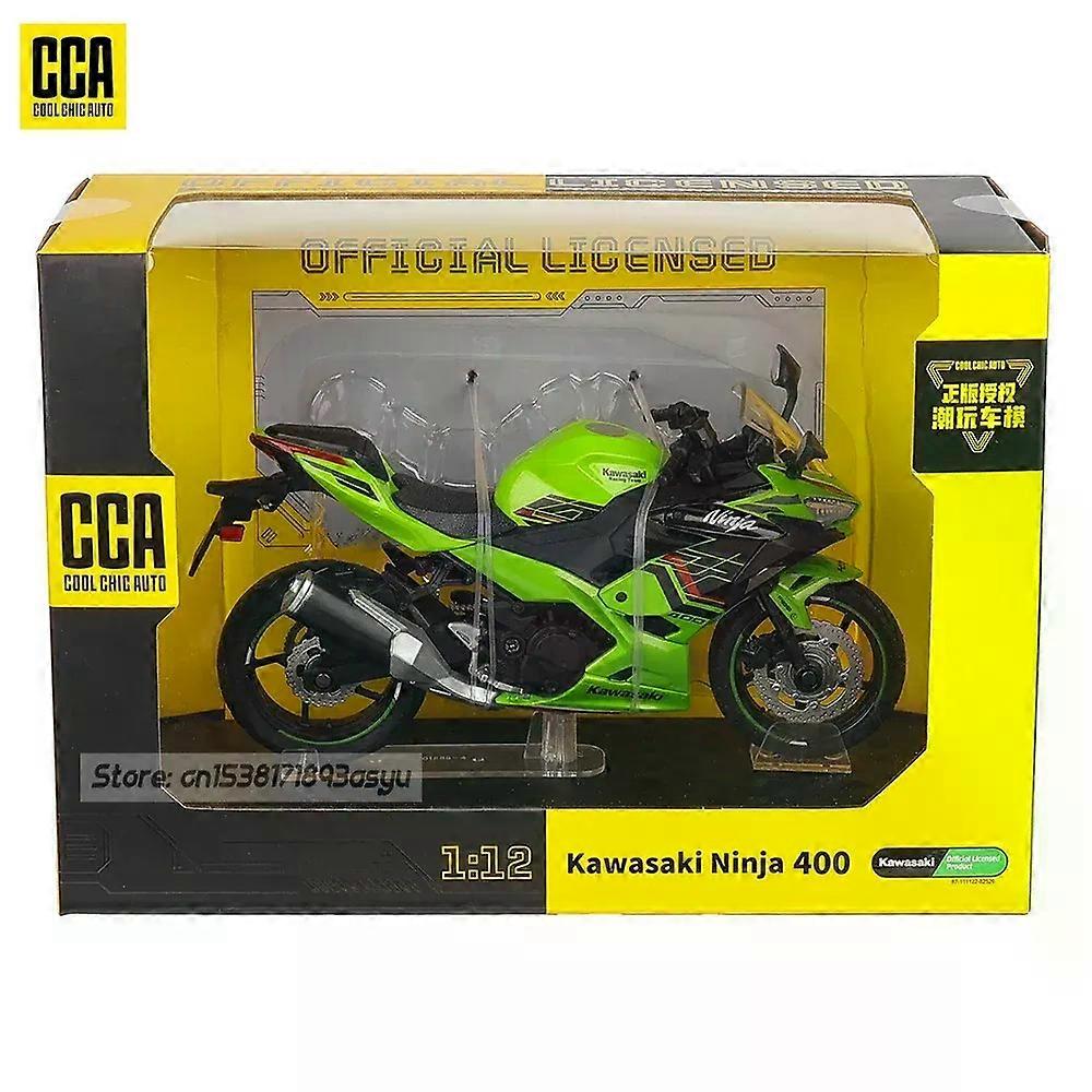 CCA  Ninja H2R with base Static Diecast Casting Alloy Model motorcycle Collection Toy Birthday Gift