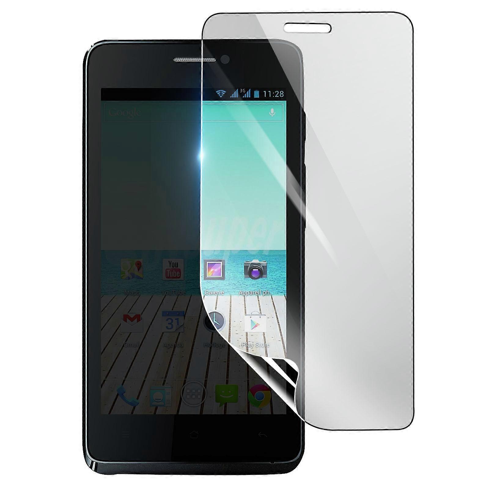 Shockproof Hydrogel Screen Protector for Qlive 4.5, Sienna