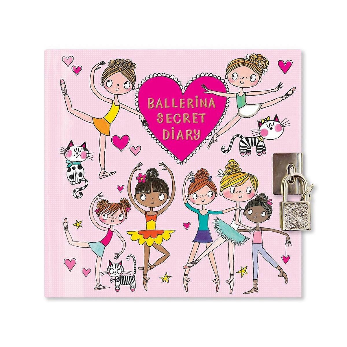 Rachel Ellen Ballerina Design Secret Lockable Diary