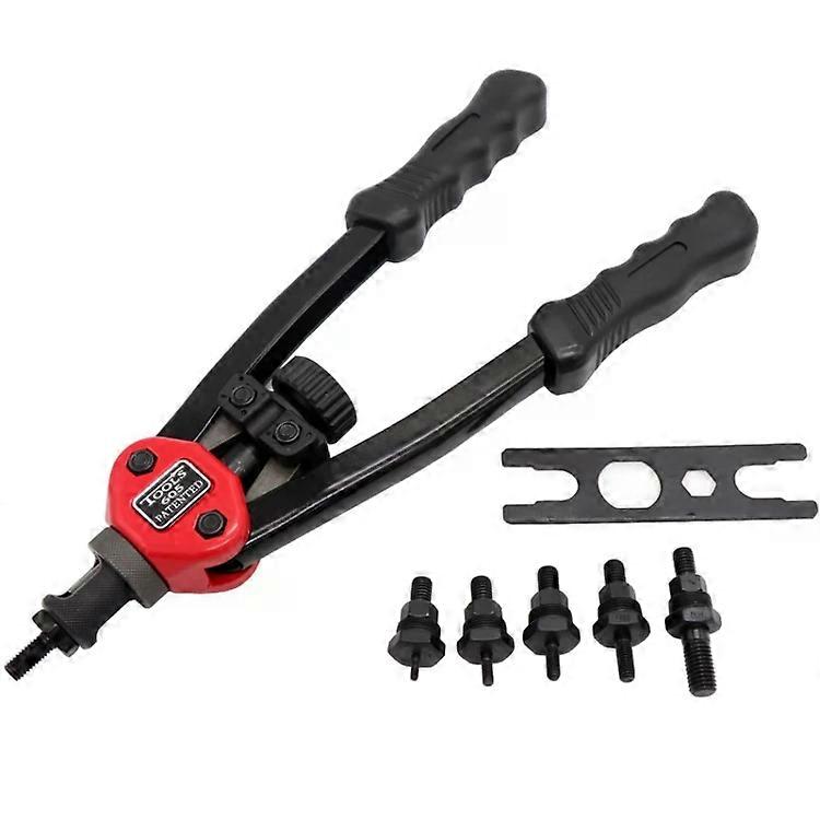Manual Blind Rivet Nut Tool-Double Handle with 60 Nuts -