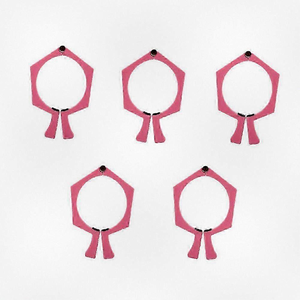 5pcs Heat Press Cup Clamp for Sublimation Wrapping Tool Pink