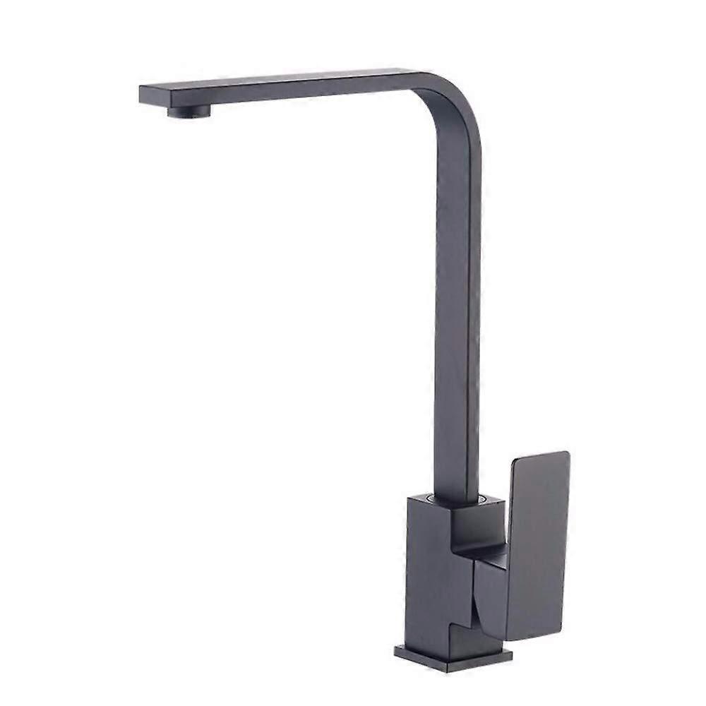 Kitchen Sink Faucet Black Washing Basin Rotating Hot and Cold