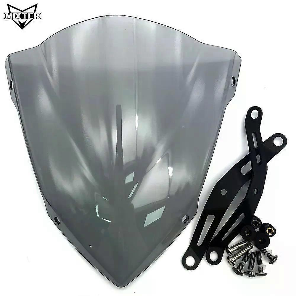 Motorcycle Sports Touring Front WindScreen Windshield Visor Wind Deflector For YAMAHA MT25 MT03 2020-2024 MT-25 MT-03 2023 2022
