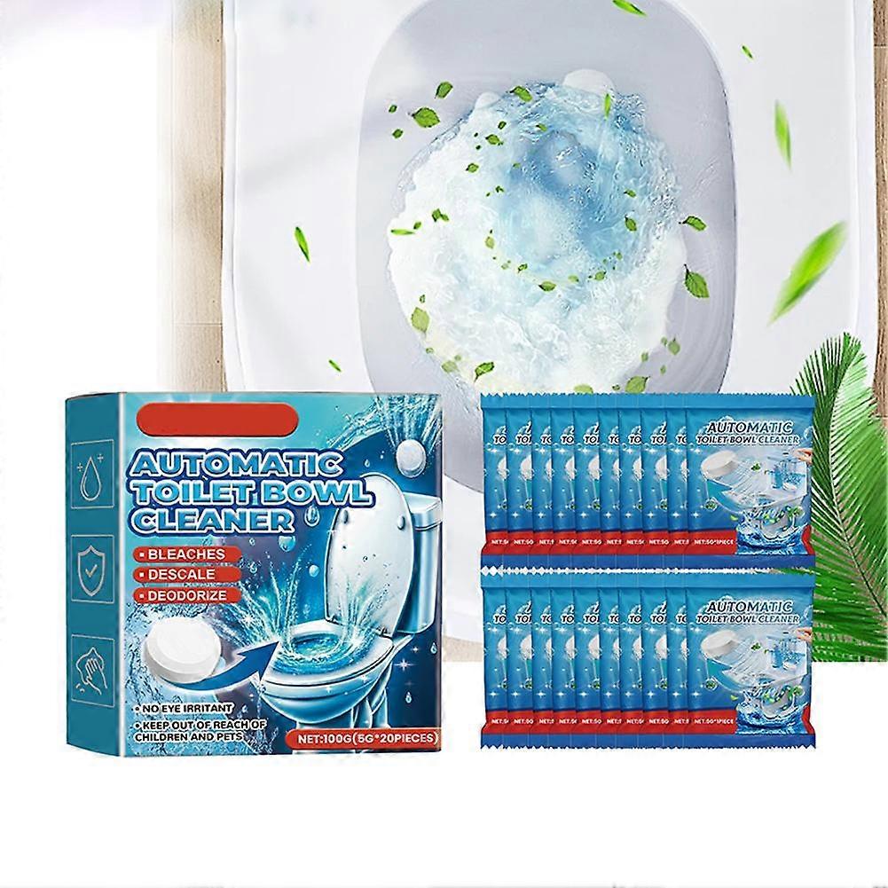 2/1PACK Toilet Cleaning Tablets Toilet - Efficient Scale Removal, Deodorization