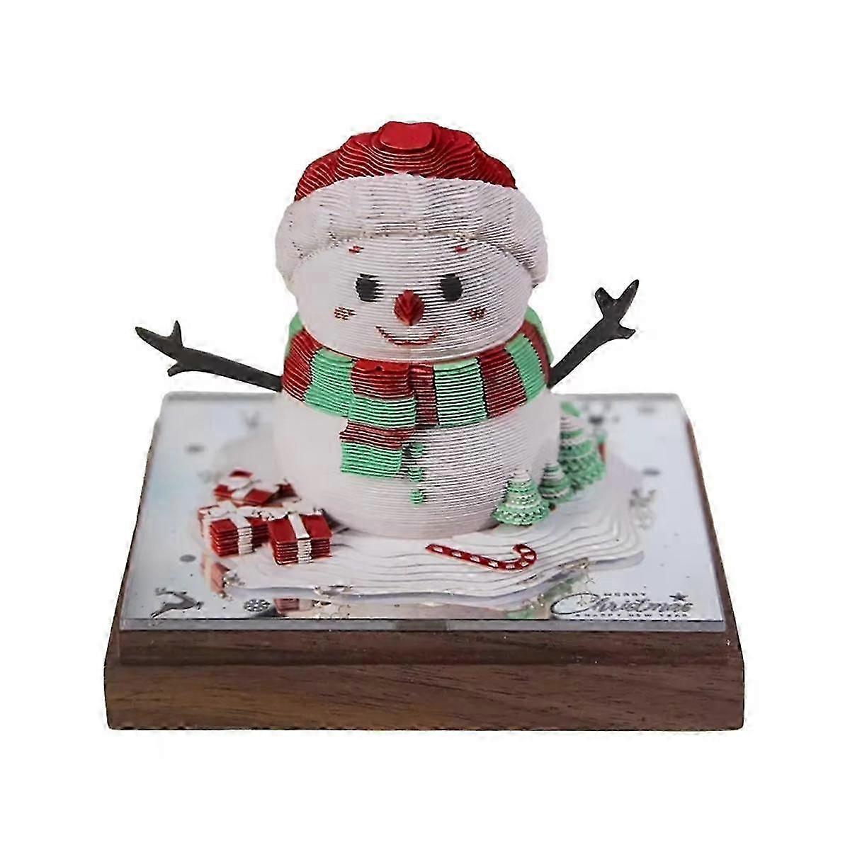 2025 3D Desk Calendar Tear Away Calendars DIY Paper Carving, Artistic TearAway Design, Includes Sticky Notes