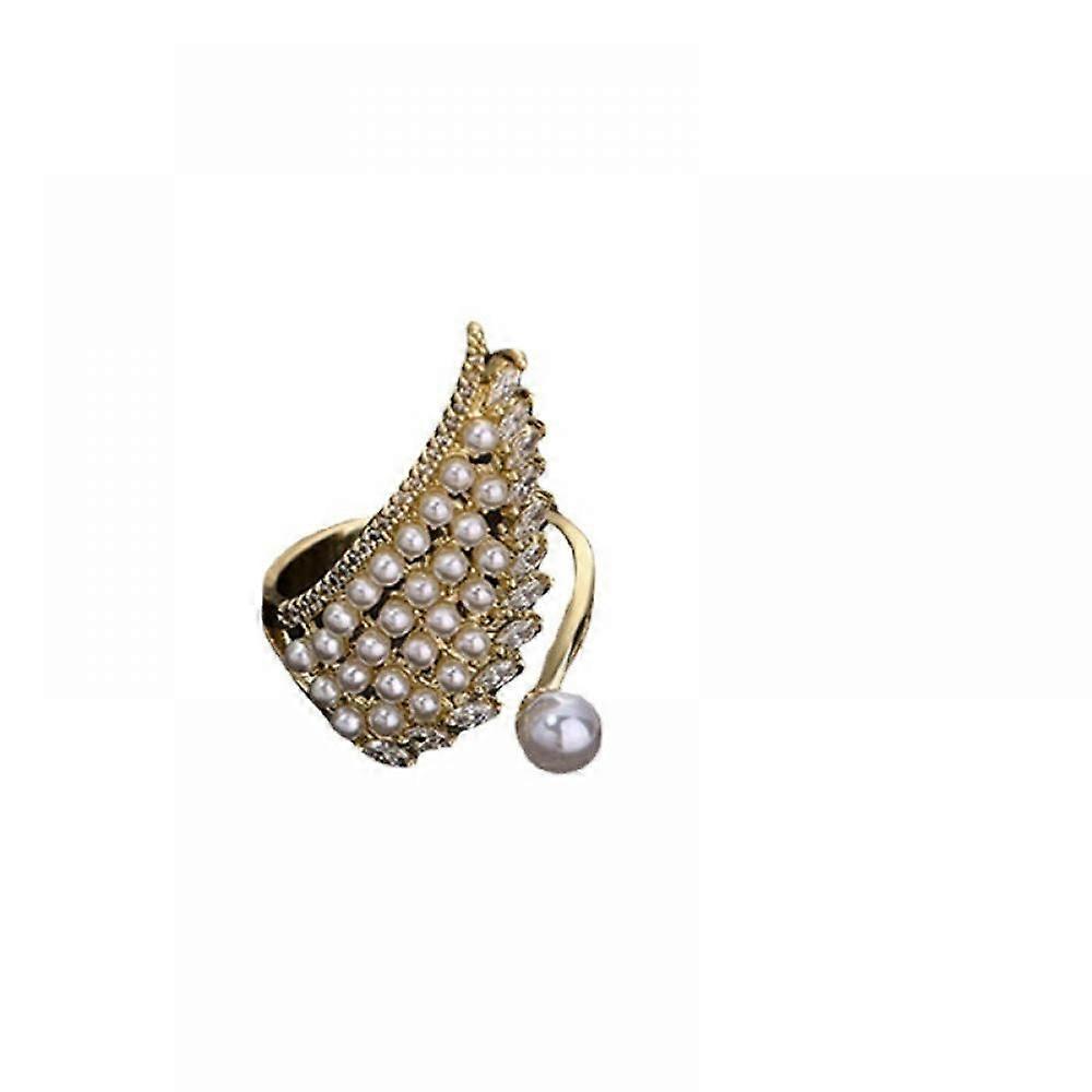 Pearl Wing Ring Female Index Finger Opening Ring Adjustment Ring