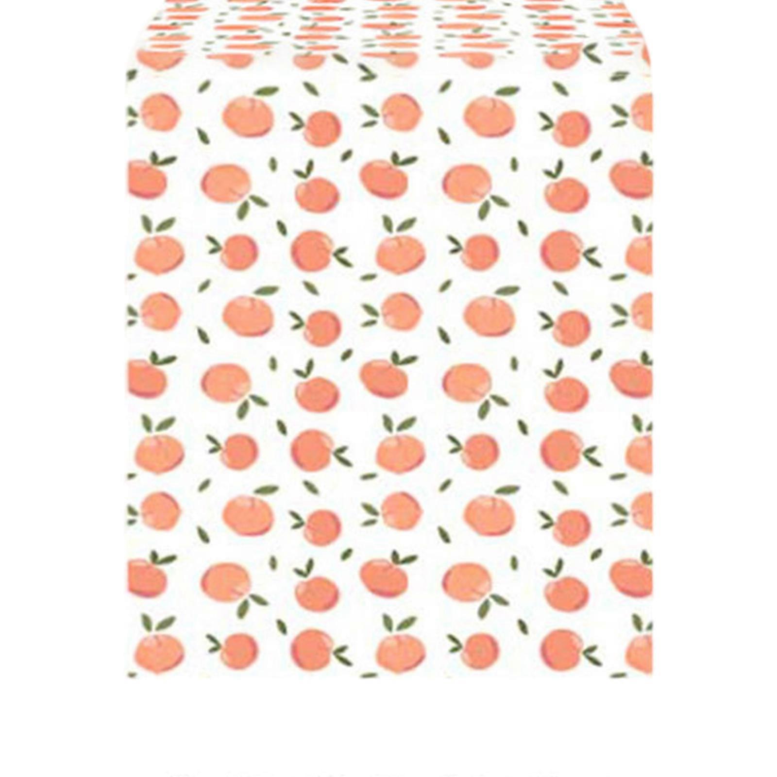 Tablecloth Decorative Fruit Table Runner Color Fruit Durable And Easy Maintenance For Home Dinners table Decoration