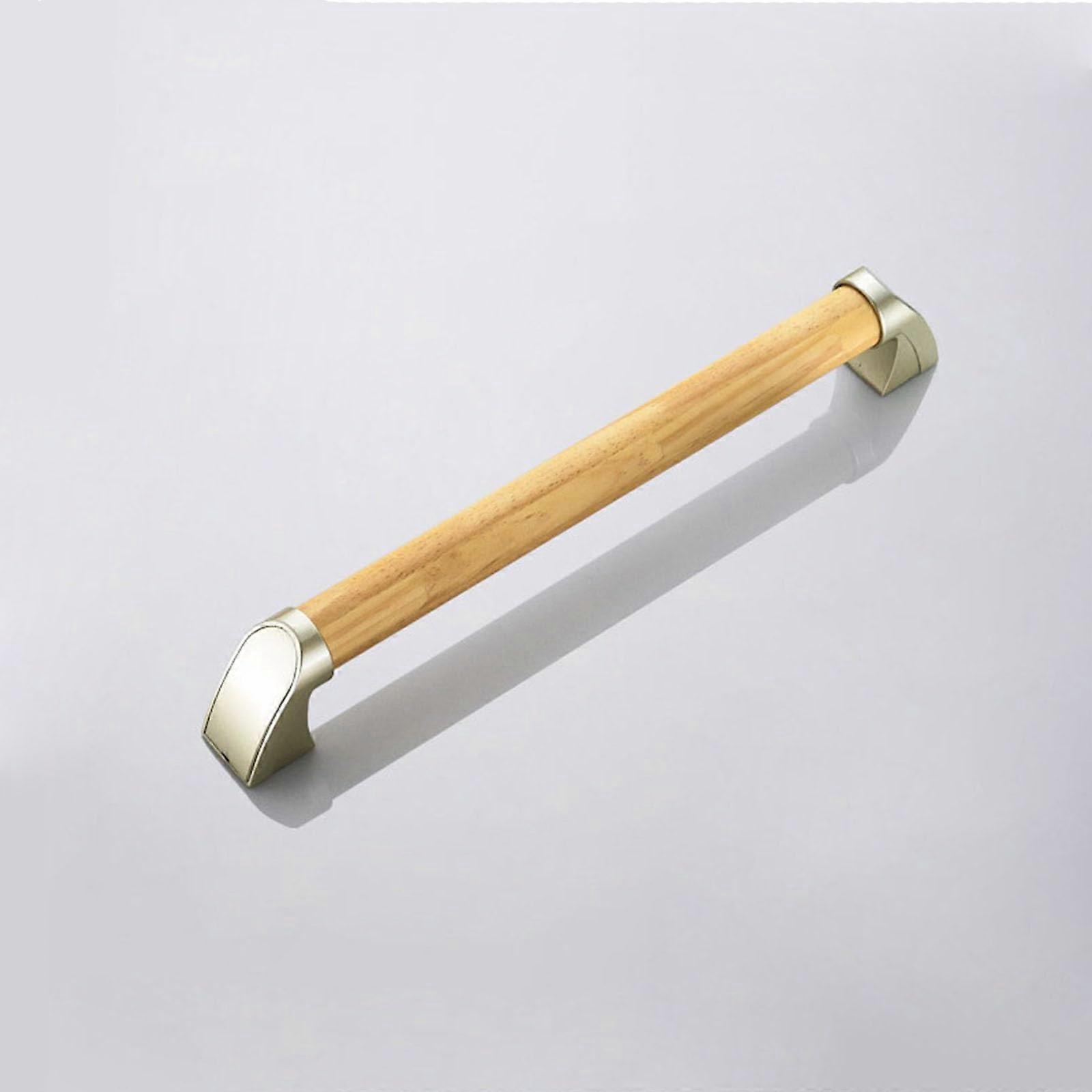 Wood Grab Bar,C Type Wall Mounted Handrail,Safety Assist Handicap Grab Bar,Support Handle for Bathtubs and Showers(17.3in, A)