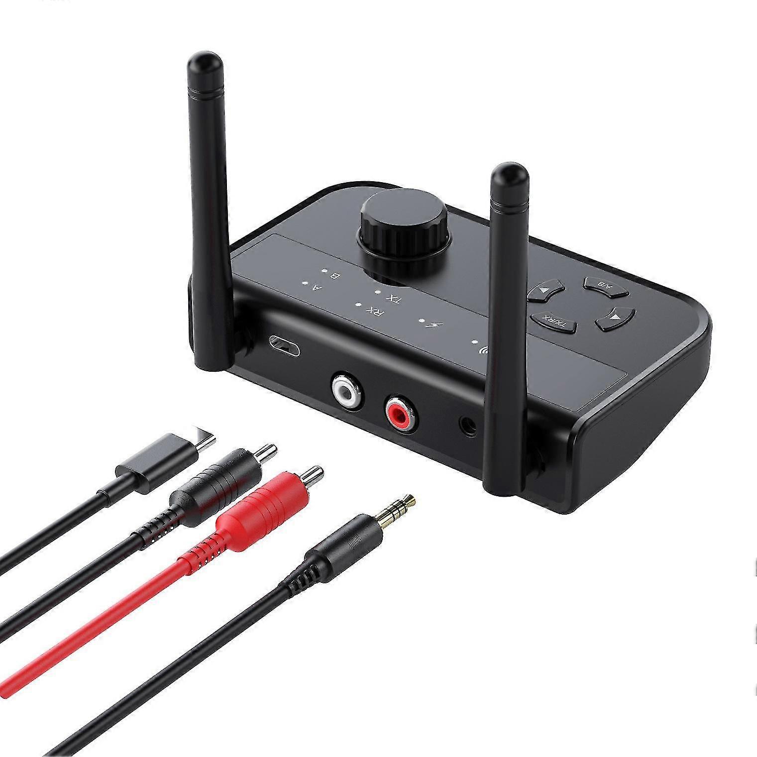 Bluetooth 5.3 Receiver & Transmitter Adapter - 2in1 for Car Kit