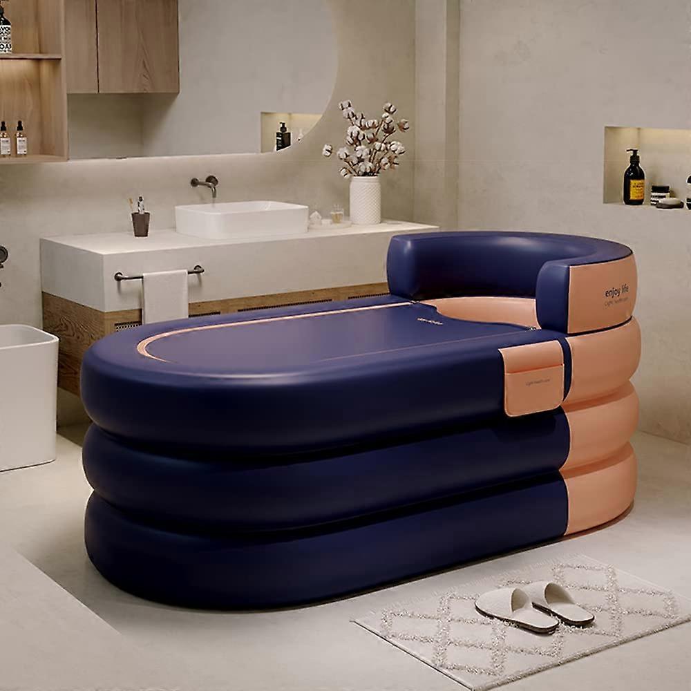 Foldable Soaking Inflatable Bathtub with Electric Air Pump, for Shower Stall