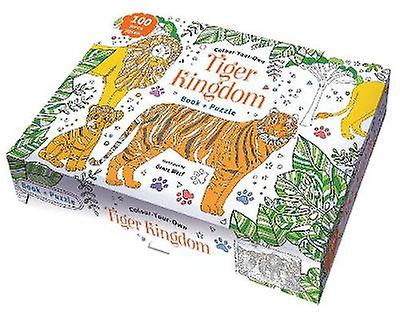 Colour Your Own Tiger Kingdom Book + Puzzle