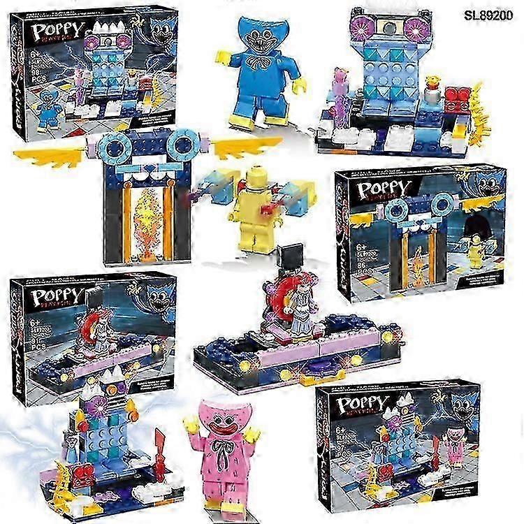 4 en 1 Set Poppy Play Time Mini Figures Jouet Huggy Wuggy Building Block -WR