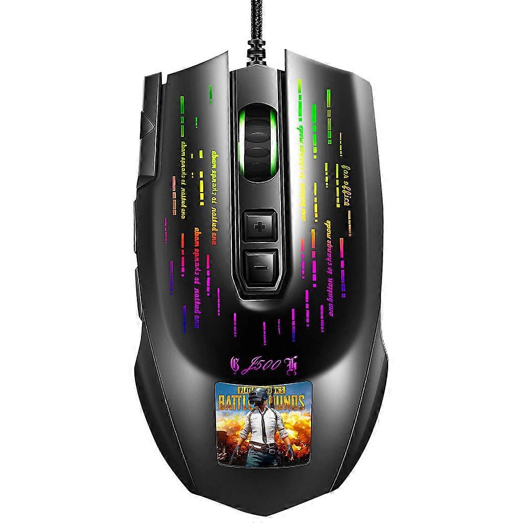 Gaming Mouse With Touch-Screen Display 6400DPI RGB Backlight Gamer Mice For PC