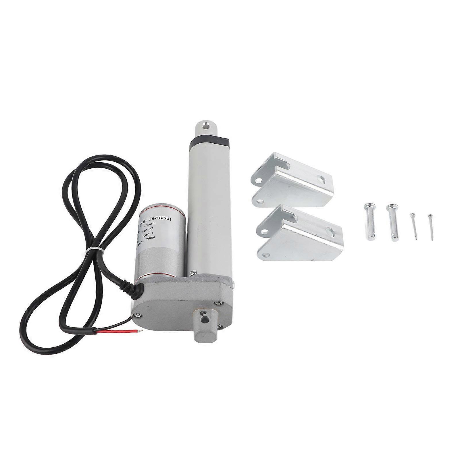 Electric Linear Actuator 100mm Stroke 750N Thrust Linear Actuator 24V for Machine Equipment