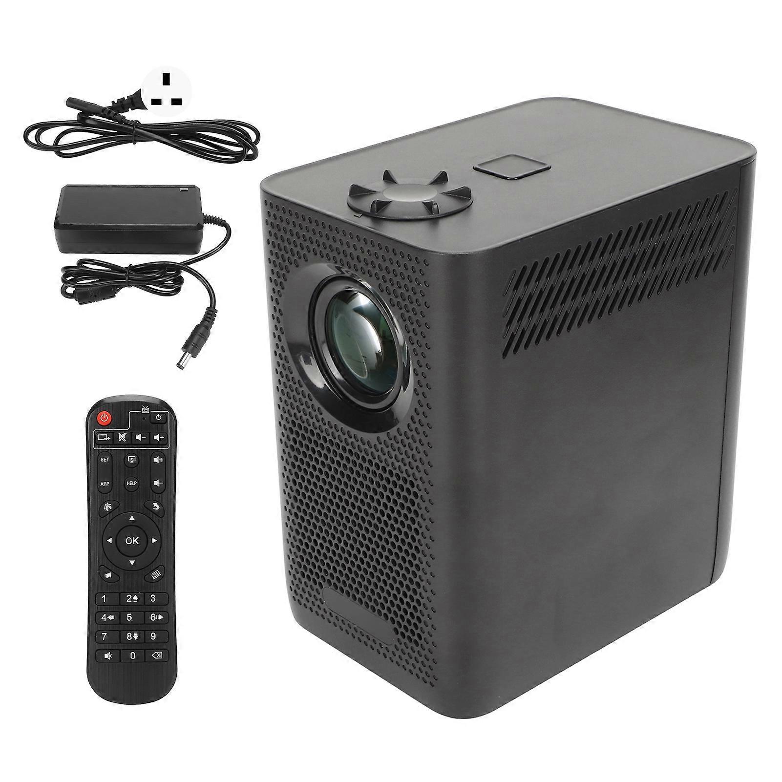 Mini Projector 1280P 4K Decoding WiFi Remote Control Smart Projector for TV