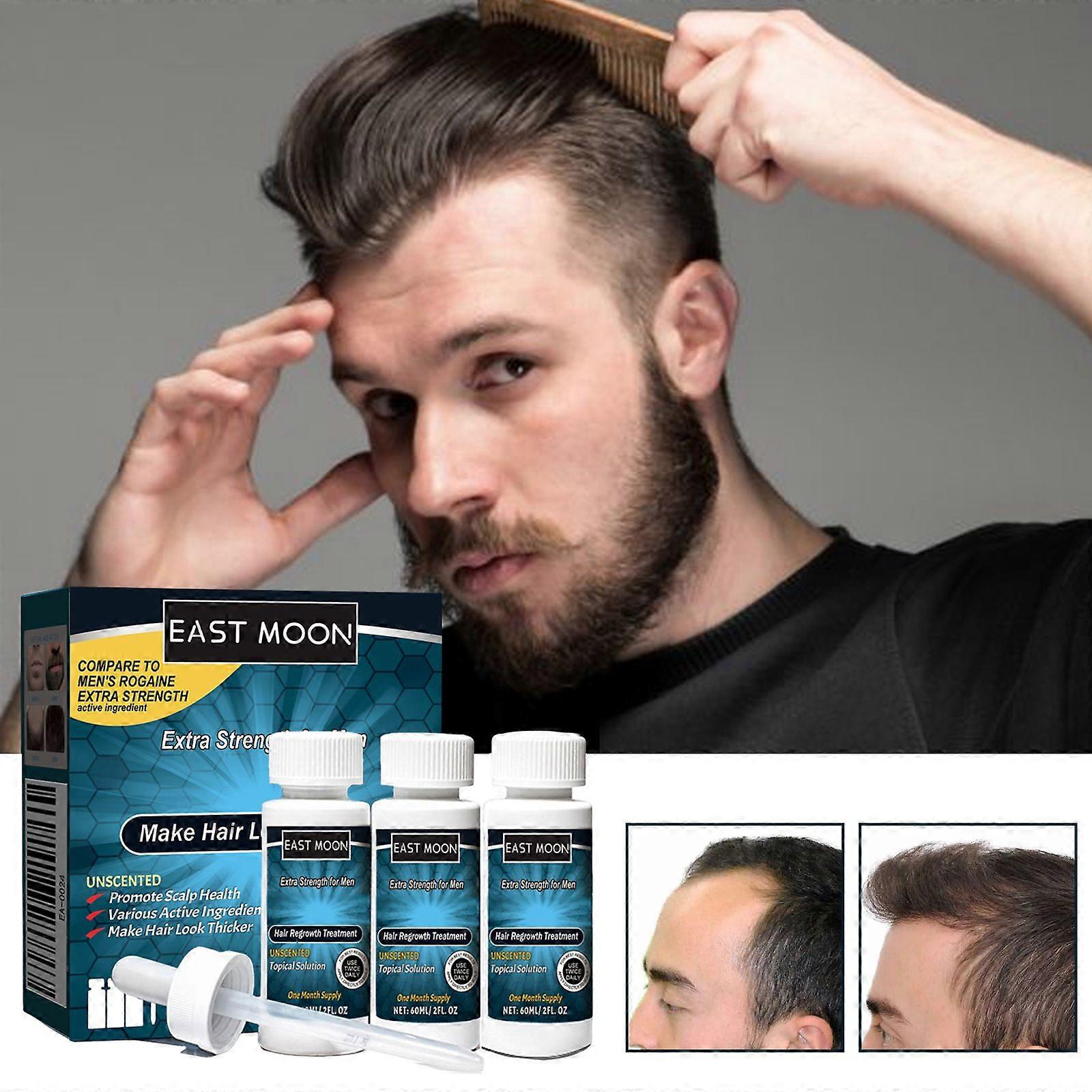 Picture of 3 X 60ml Men's Hair Growth Serum Prevent Hair Loss Mild Nourishing ...