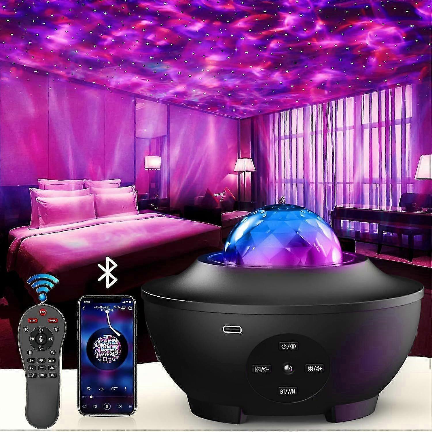 Star Projector,3 in 1 Galaxy Projector Night Light with Remote Control,15 White