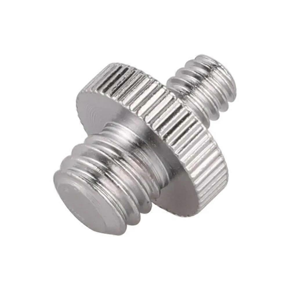 F005 3/8 pouce à 1/4 pouce Fileté Caméra Trépied Fer Vis Adaptateur Double Tête Montage Vis Conve
