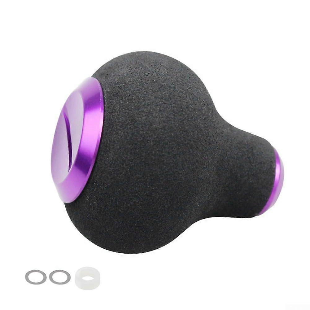 Compatible EVA foam grip handle set for easy modifications to your fishing equipment (purple)