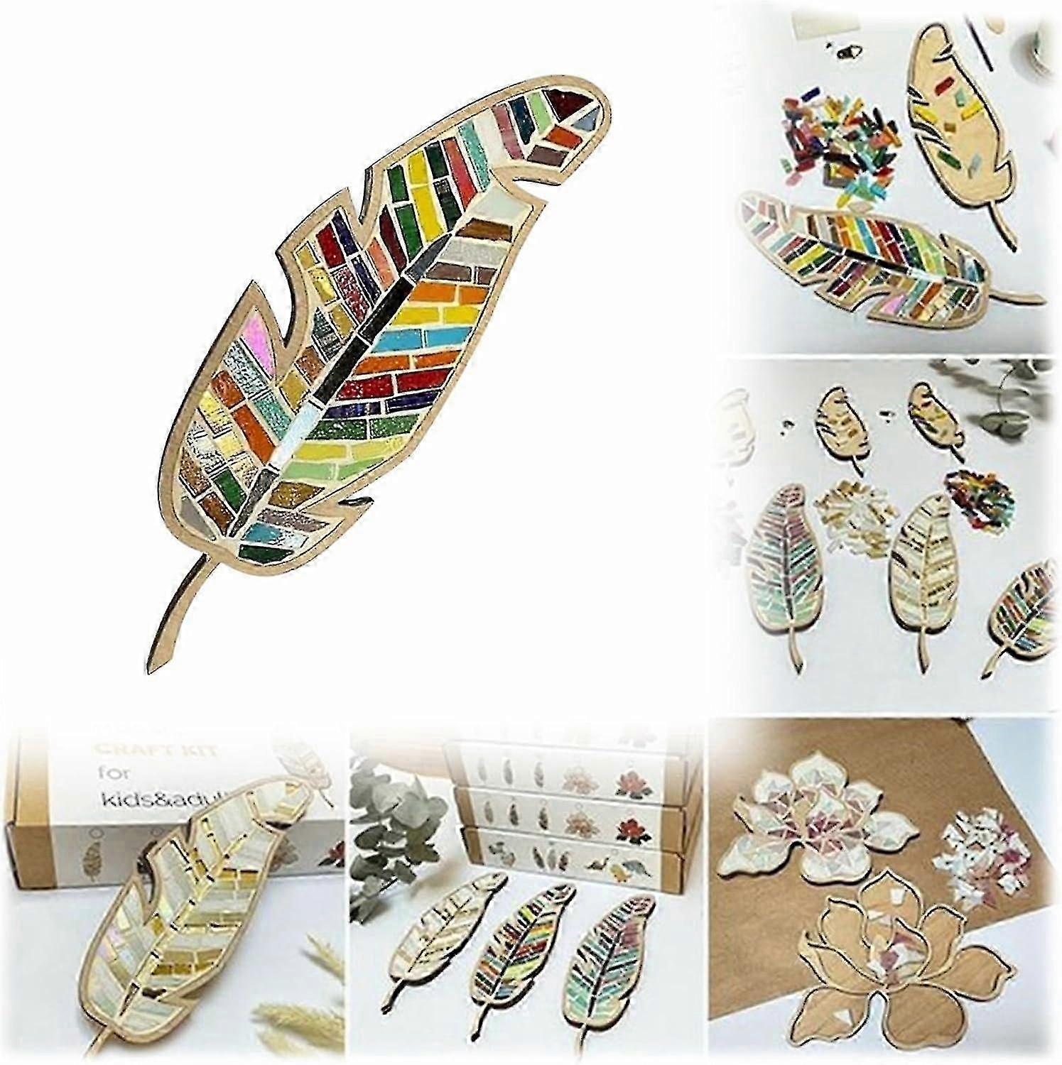 Gör-det-själv mosaik kit, kreativitet gör-det-själv mosaik kit för barn vuxna, gör-det-själv julgransprydnader mosaik kit mosaikkonst mosaikpussel present till flickvän