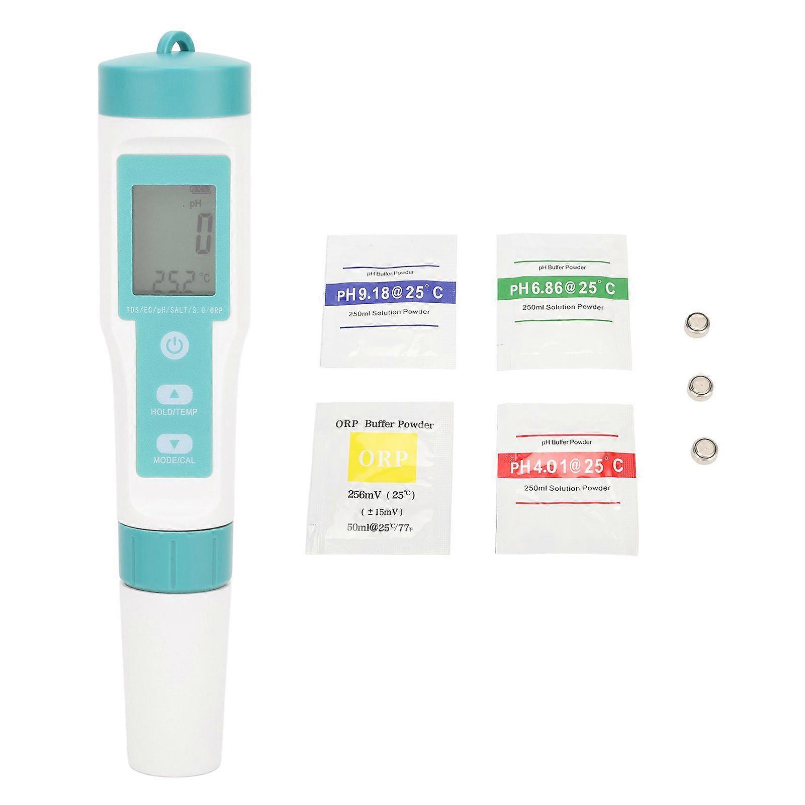 High quality  7-in-1 portable PH/TDS/TEMP/EC/salinity/SG/ORP test pen...