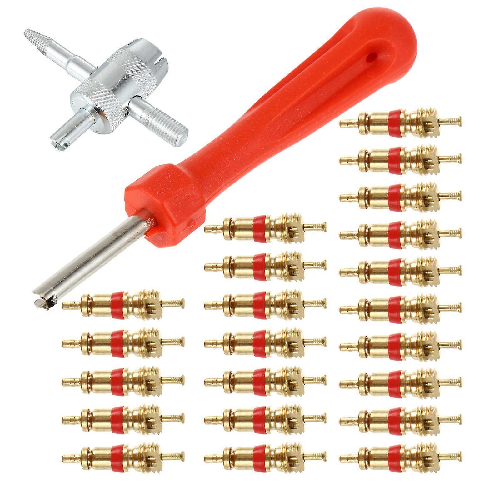 Core Remover Tool Set with Single Head Design for Efficient Use on Tires and Various Vehicles