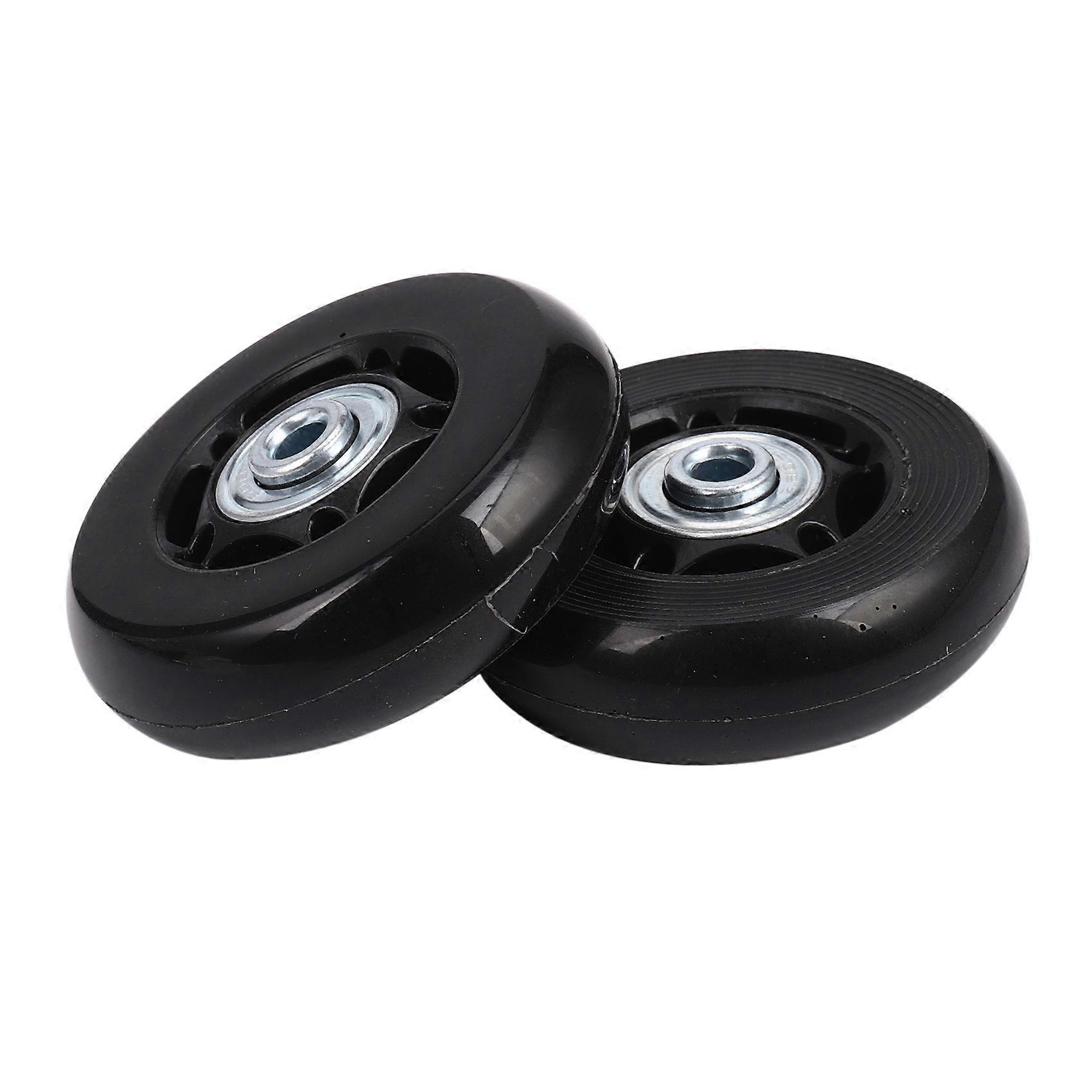 2 Set Luggage Suitcase Wheels Axles Rubber Repair OD 64mm New