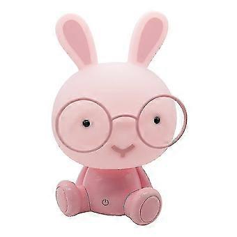Niedliches Kaninchen Kinder Led Nachtlicht, (rosa)--