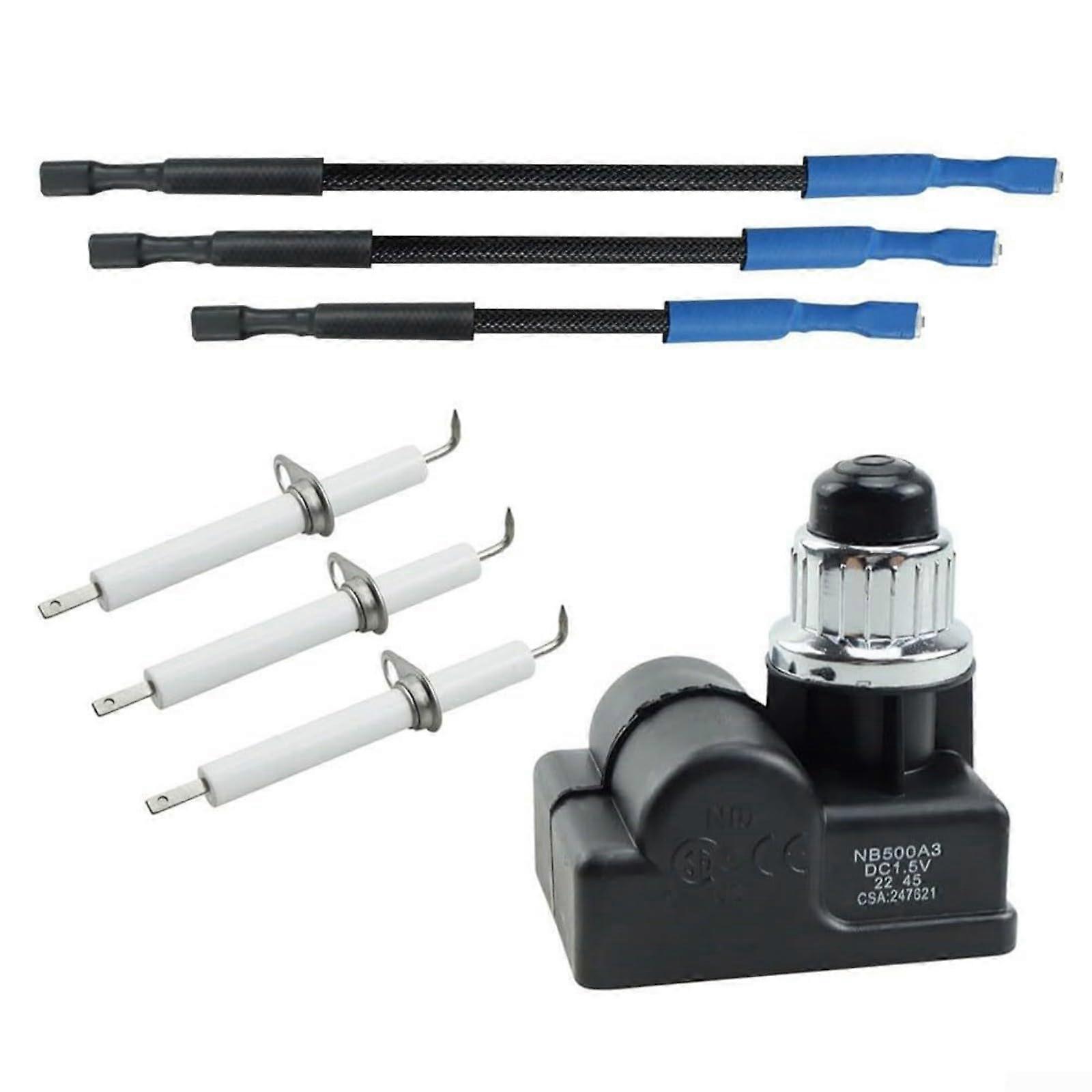 ignition replacement set electronic set plastic texture electrode ignitions for fast and lighting adjusted Ref: 1028