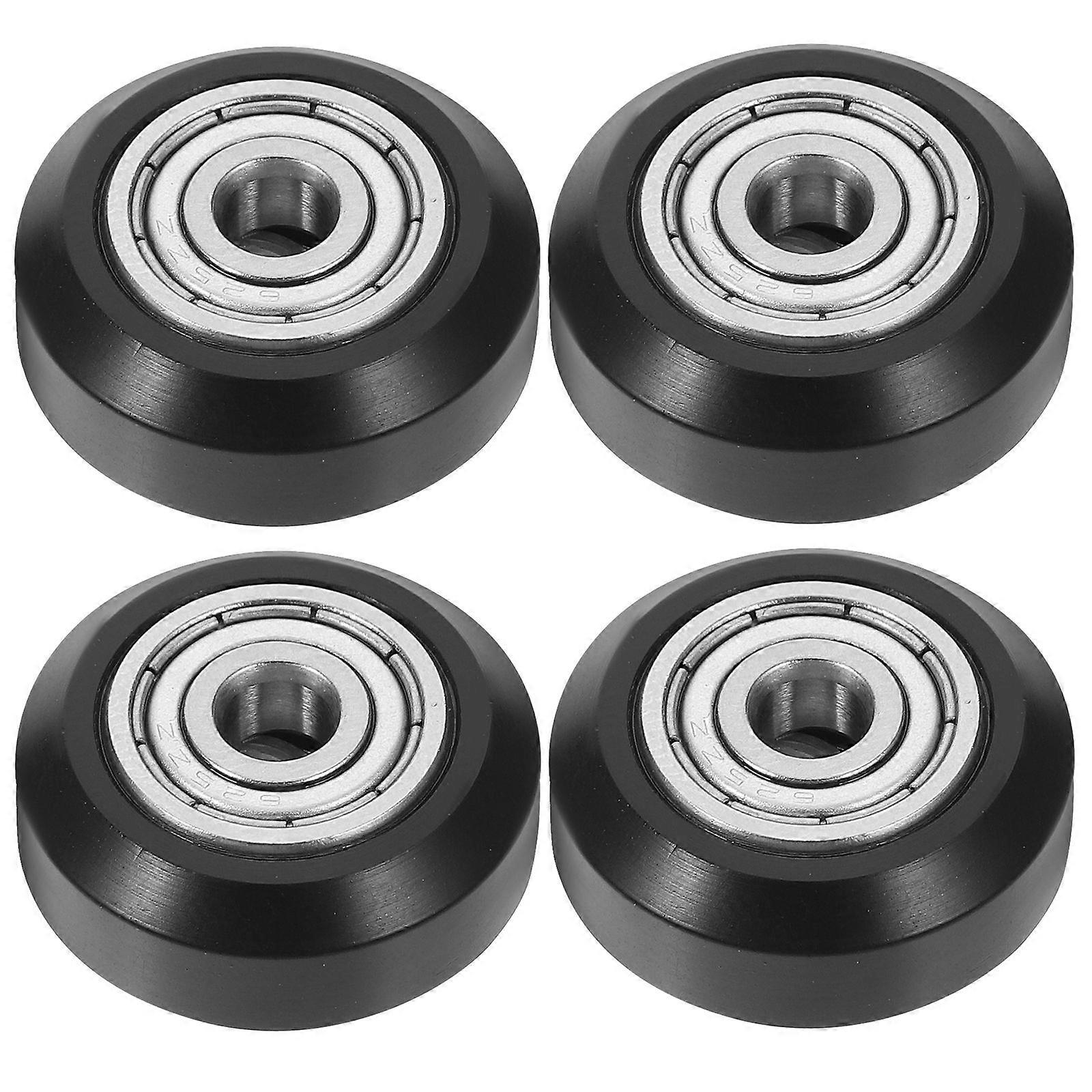 4pcs Printer Wheels Printer POM Pulley Wheels Printer Linear Bearing Wheels 3D Printer Accessories