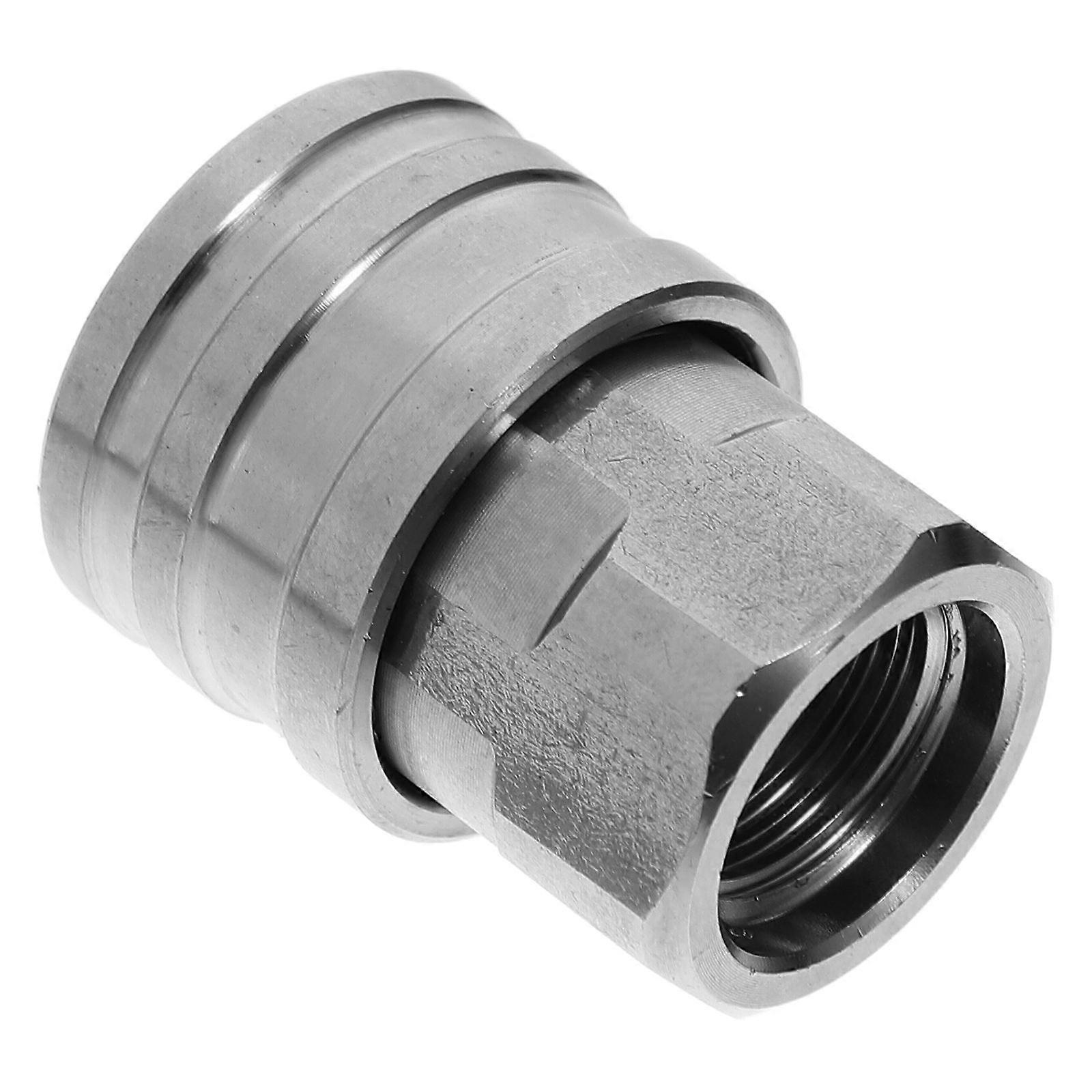 Gfci Plug Replacement Bulk High Pressure Washer Hose Adapter Silver For Heavy-duty Cleaning Tasks 1.3 0.9 0.6in Quick Connect 1Set