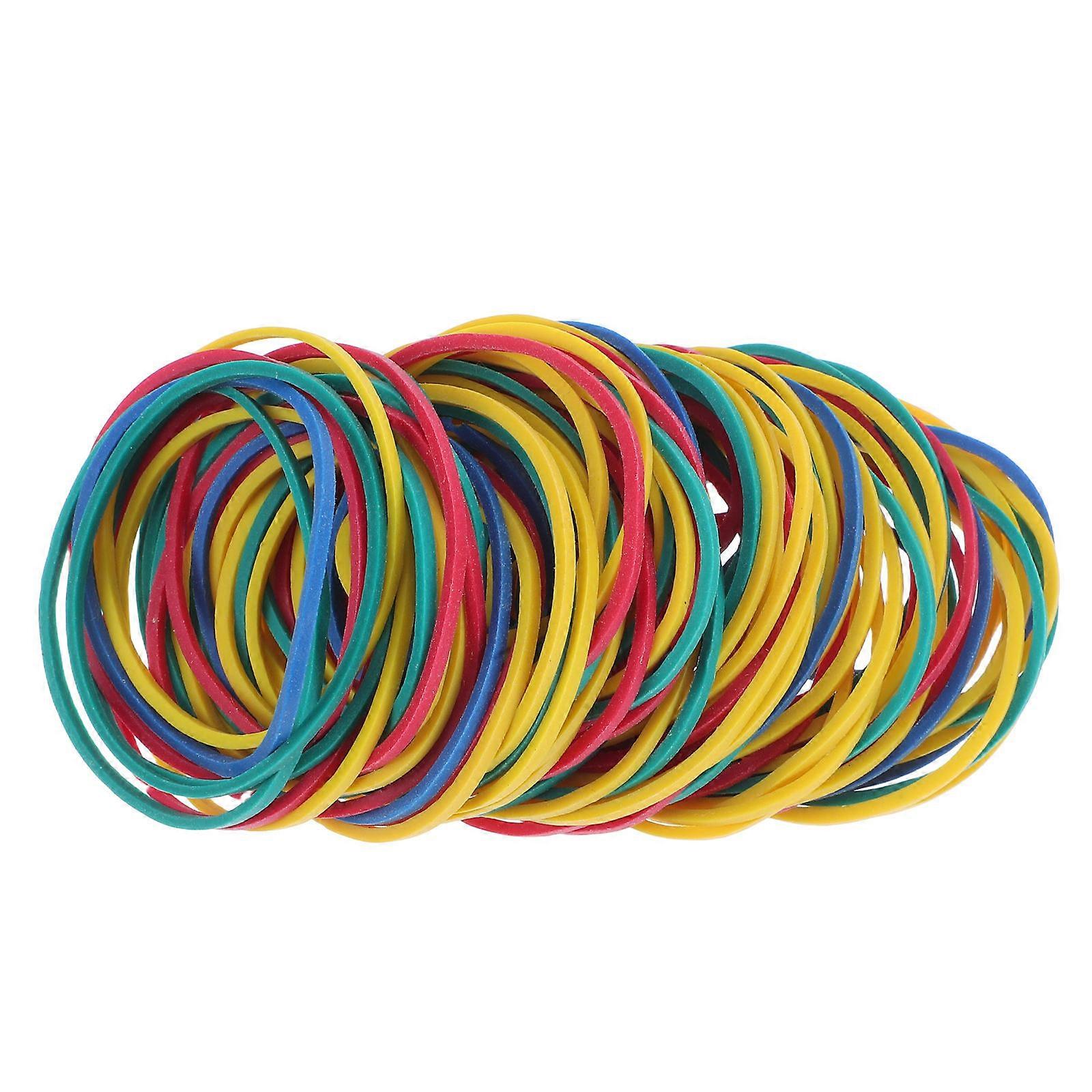 400pcs Assorted Colorful Elastic Rubber Bands for Office, Crafting, Bundling, and Industrial Use – Reusable High Elasticity Bands for Versatile
