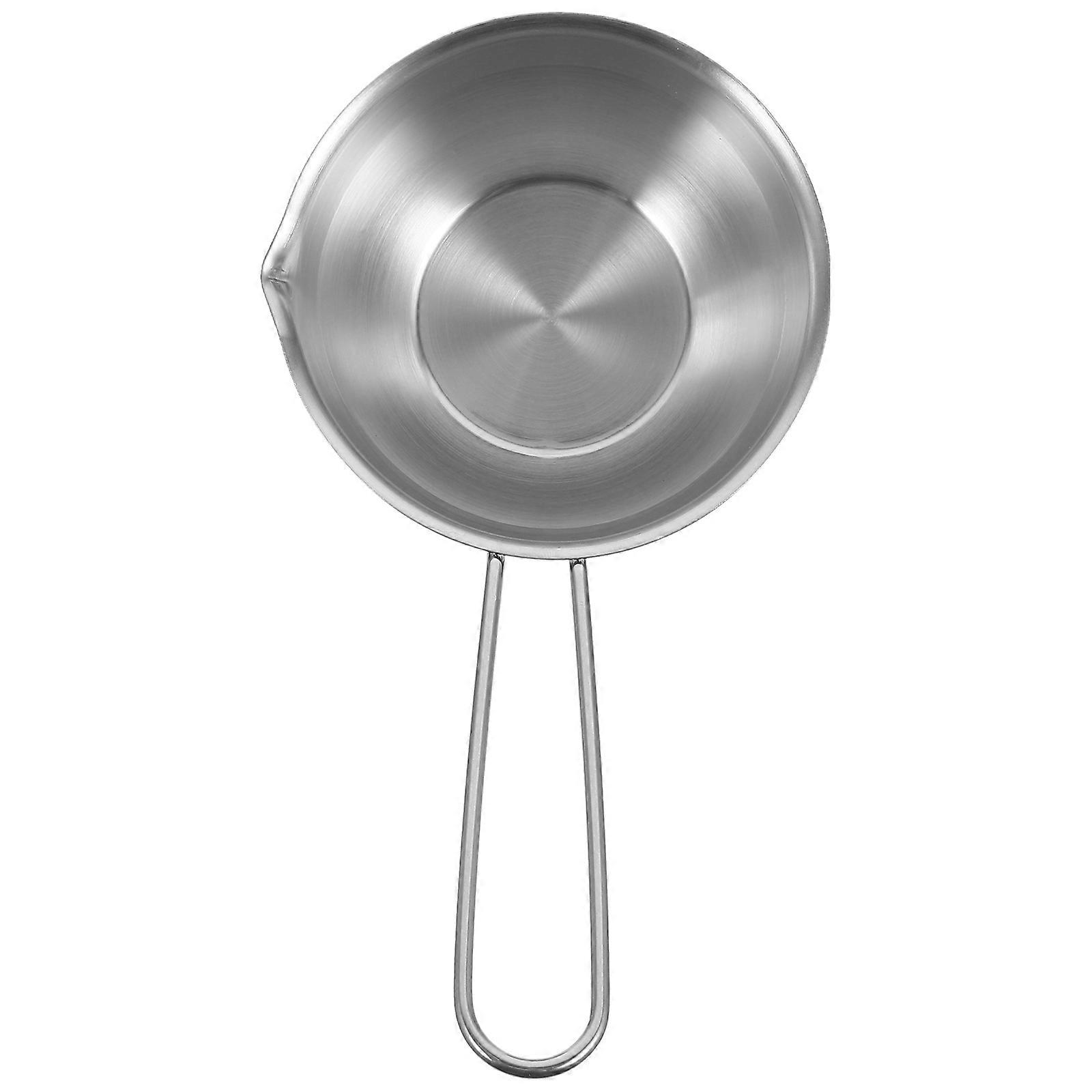 Stainless Steel Cookware Metal Saucepan For Cooking Heated Oil Non Stick Surface Suitable For Restaurant 1Pack