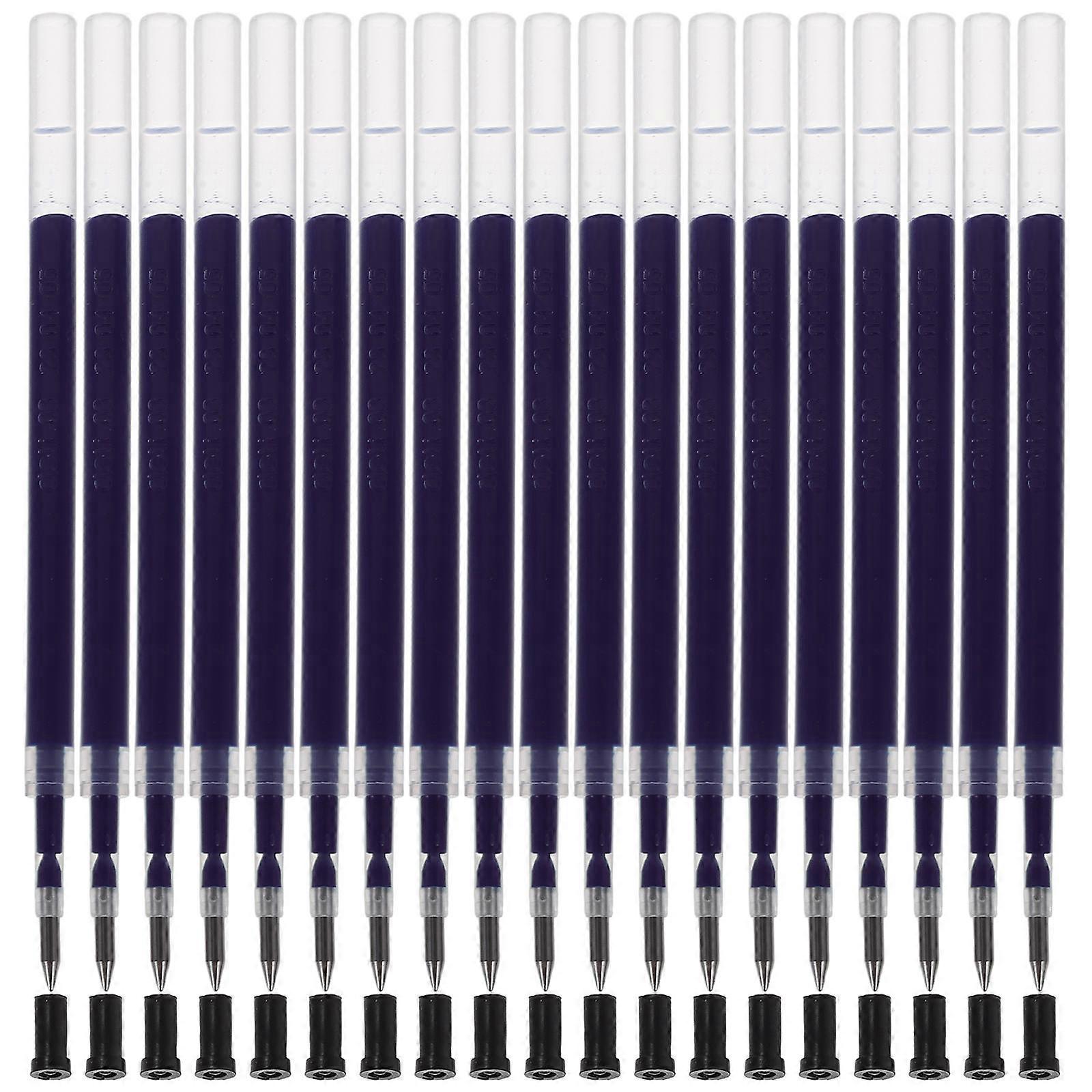 Replacement Ink Pen Refills Writing Replaceable Cylindrical Shape Plastic Material 20Pack