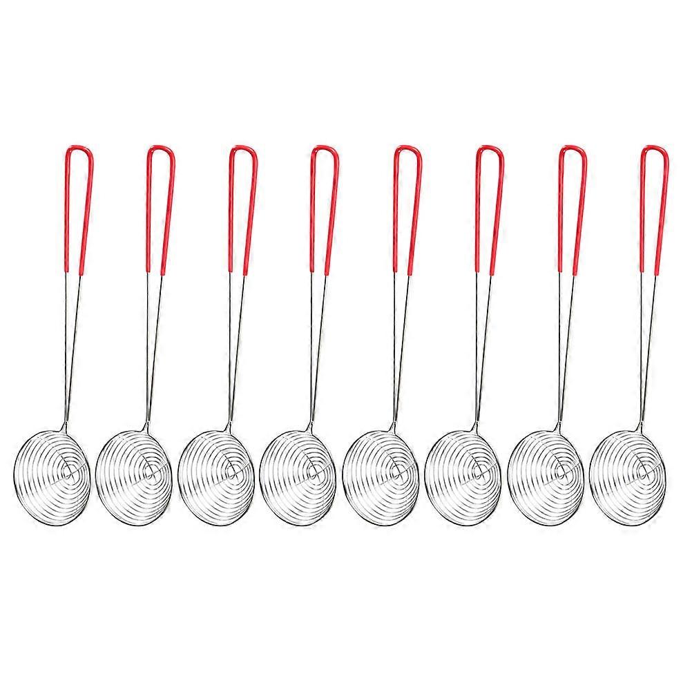 8pcs Stainless Steel Strainer Colander Multi Functional Sieve for Tea, Noodles, Vegetables – Easy to Clean Home Use Kitchen Tool