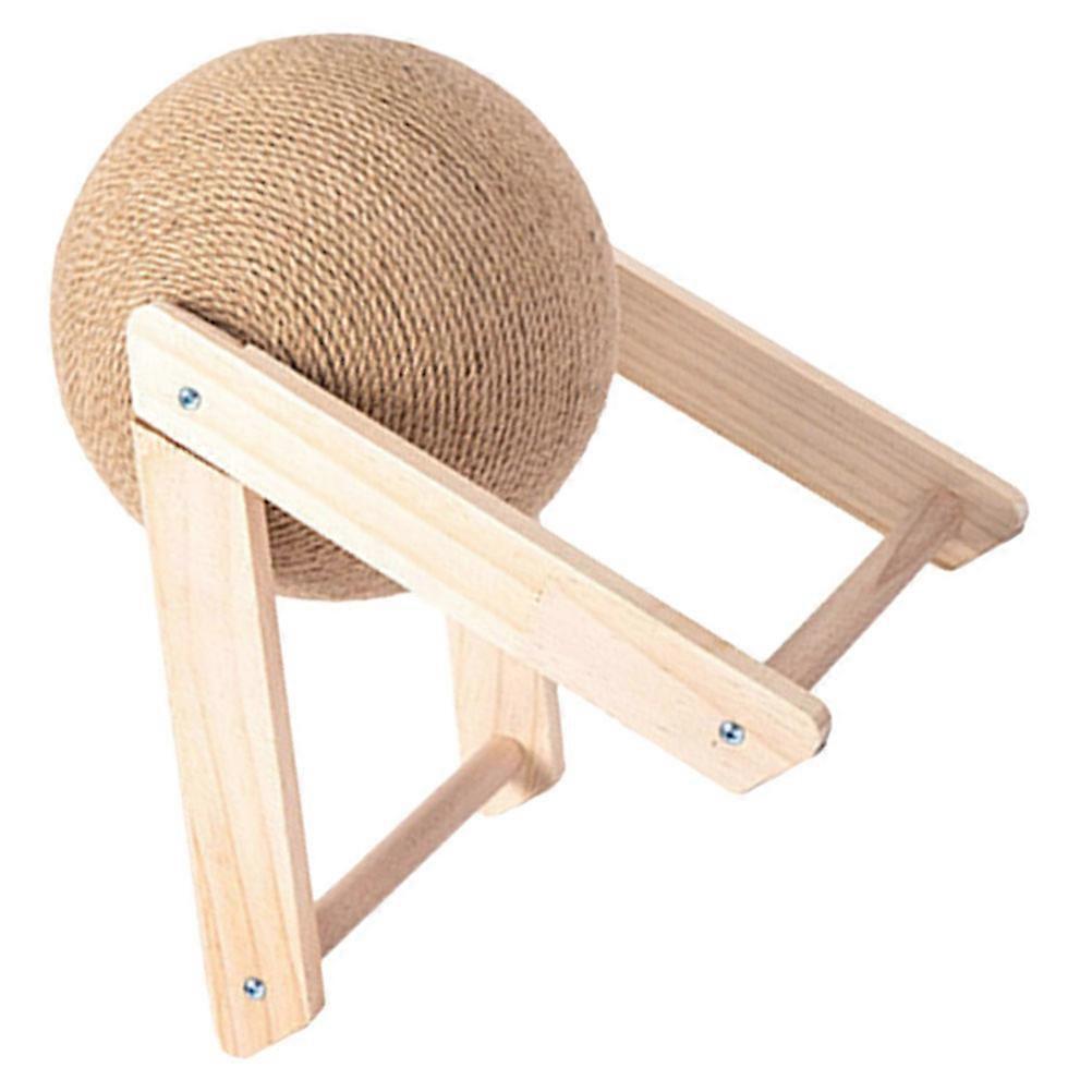 Cat Scratcher Interactive Toy Sisal Ball Cat Plaything Indoor Play 1Set