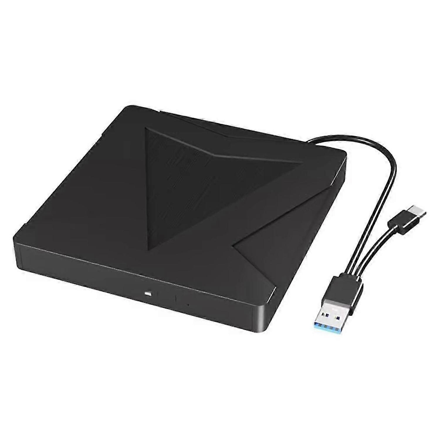 External DVD Drive CD DVD -/+RW Player Burner Portable Optical Drive for Laptop PC Computer Notebook